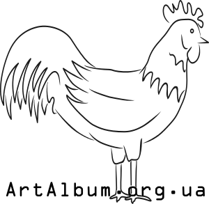 Clipart rooster