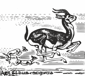 Clipart gazelle