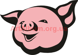 Кліпарт свиня1