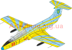 Clipart Aero L-29 Dolphin ukr2