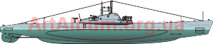 Кліпарт підводний човен Щ-215