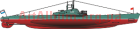 Clipart submarine Shch-402