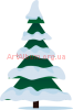 Clipart winter spruce