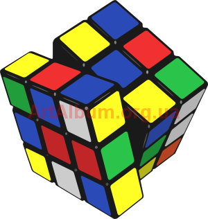 Клипарт кубик Рубика