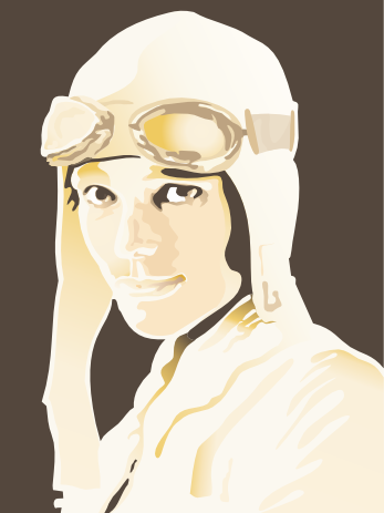 Clipart Amelia Earhart