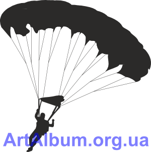Clipart parachutist