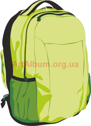 Clipart khaki backpack