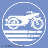 Clipart icon - motorcycle