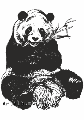 Кліпарт панда