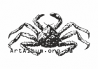 Clipart red king crab