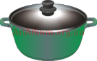 Clipart saucepan green