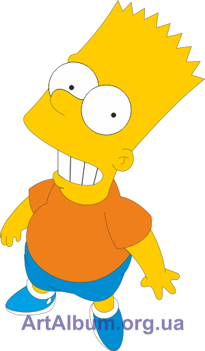 Clipart Bart Simpson
