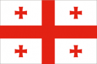 Clipart flag of Georgia