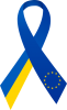 Clipart ribbon Ukraine-Europe