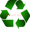 Clipart recycling sign