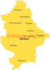 Кліпарт мапа Донецької області