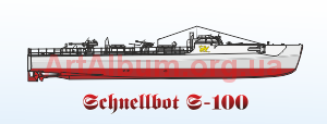 Кліпарт торпедний катер Schnellbot S-100