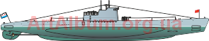 Clipart submarine Shch-216