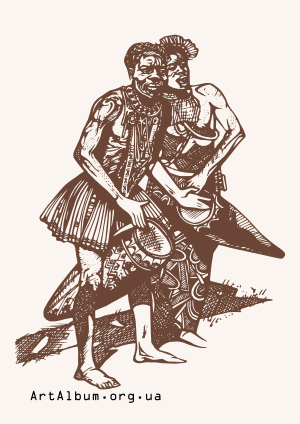 Clipart aborigines of Polynesia