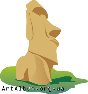 Clipart Moai