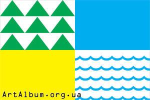 Кліпарт Українка прапор