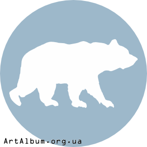 Clipart icon with bear