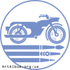 Кліпарт іконка - мотоцикл